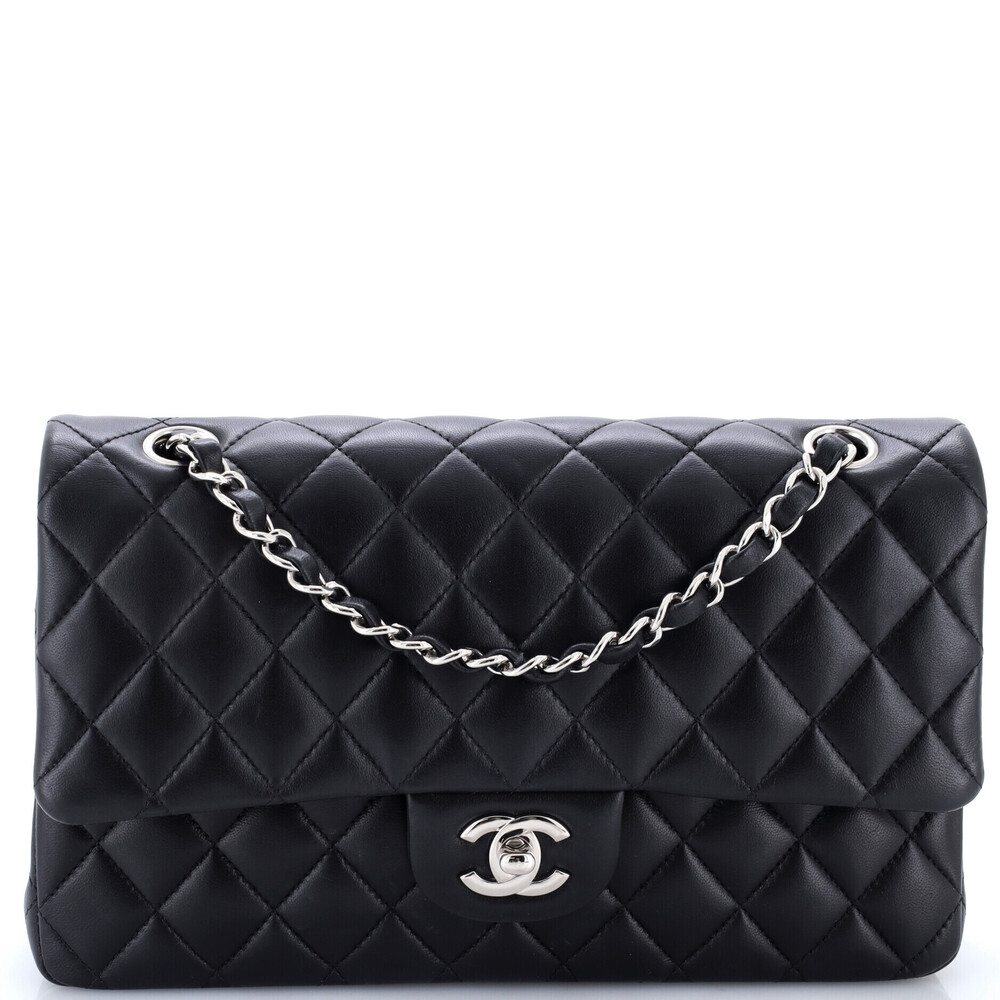 Chanel Medium Classic Double Flap Bag Quilted Lambskin